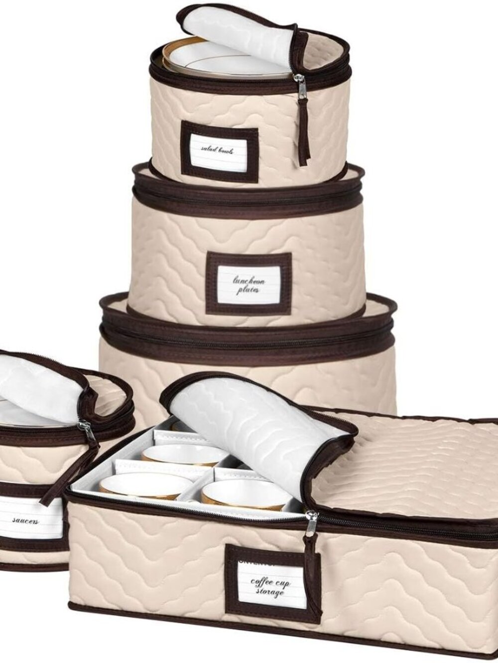 China Storage Containers 5-Piece Set Moving Boxes, Quilted Microfiber